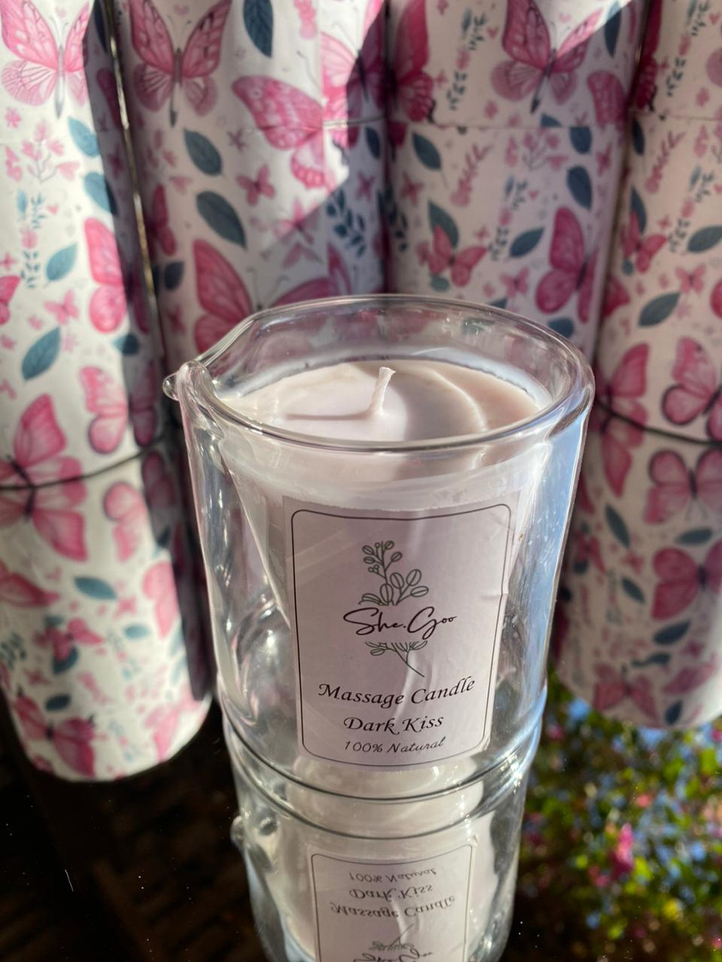 Dark Kiss Massage Candle