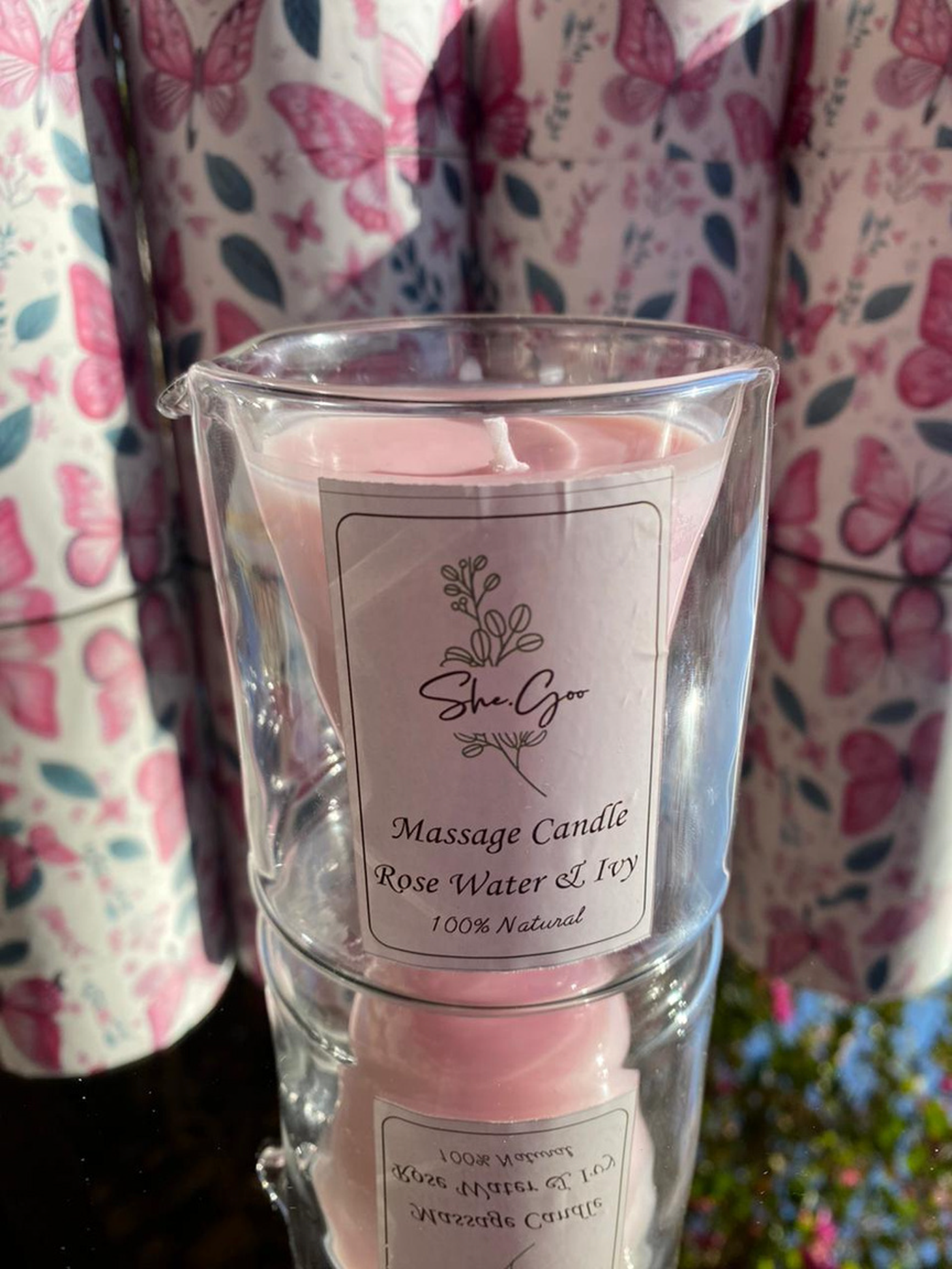 Rose Water & Ivy Massage Candles